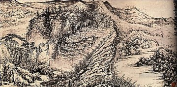  through Art Painting - Shitao i went through all the fabulous mountains and i fixed the sketch 1691 old China ink